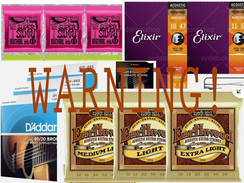 Fake D’Addario, Ernie Ball, Elixir Strings On Ebay